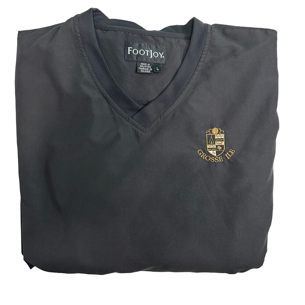 Foot Joy Mens‎ Pullover Short Sleeve Windbreaker Size Large Golf Shirt - Picture 3 of 9
